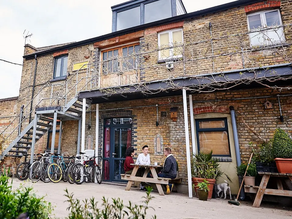 The mews building from the courtyard